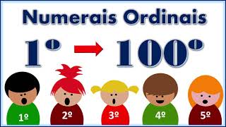 Como escrever os Numerais Ordinais do 1º ao 100º [upl. by Methuselah888]