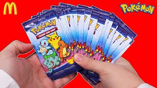 Opening 50 Pokemon McDonalds Packs 2021 [upl. by Enyrehtac]