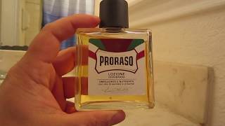 Proraso Sandlewood After Shave Review [upl. by Enael112]