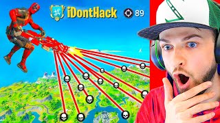 AIMBOT HACKER in Fortnite is INSANE CRAZY HACKS [upl. by Rachaba]