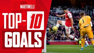 Ranking Gabriel Martinellis Top 10 Goals for Arsenal [upl. by Jilli462]