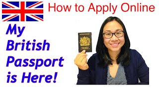 HOW TO APPLY FOR A BRITISH PASSPORT ONLINE  UNBOXING MY UK PASSPORT  PROCESSING TIMELINE 2021 [upl. by Aerahs705]