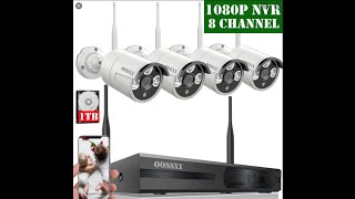 OOSSXX Security Wireless Camera System Review [upl. by Schalles]