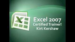 Excel 2007 Tutorial for Beginners  How To Use Excel Part 1 [upl. by Faline]