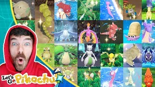 Over 100 HILARIOUS SHINY REACTIONS in Pokemon Lets Go Epic 3 Hour Shiny Reaction Compilation [upl. by Tavi]