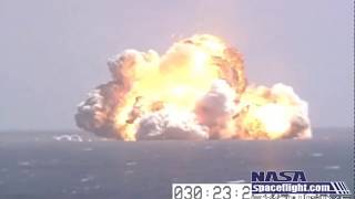 Sea Launch Zenit 3SL Failure  NSS8  Multiview Footage Previously unseen [upl. by Nyltyak]