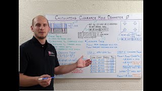 How to Calculate Clearance Hole Diameter w GDampT Positional Tolerance [upl. by Anoyek]