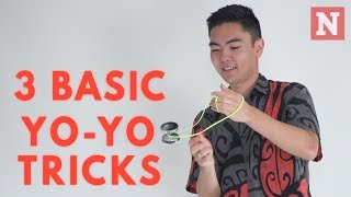 Learn How To Do These 3 Basic YoYo Tricks From Champion Evan Nagao [upl. by Ahseela]