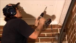 Sagging Garage Drywall Ceiling Repair [upl. by Seidnac]