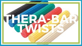 TheraBand FlexBar Resistance Twists  Wrist Physical Therapy [upl. by Ellehcear]