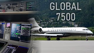 Bombardier Global 7500  Next Gen Private Jet Cockpit Tour [upl. by Potts]