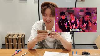 BTS  Eng Sub JHOPE REACTION TO Maknae Line sing EGO by JM V JK TROT VERSION of EGO [upl. by Courtland]