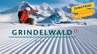 Best skiing in Grindelwald 2020 Jungfrau Ski Switzerland [upl. by Ahsenav410]