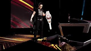 Raw Womens Champion Becky Lynch takes on Shayna Baszler at WrestleMania [upl. by Haram]