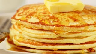 Pancakes Recipe Demonstration  Joyofbakingcom [upl. by Gerrie]