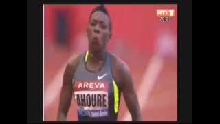 Murielle Ahouré remporte le 200 m de la réunion de ParisSaintDenis [upl. by Ecylla935]