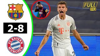 Barcelona vs Bayern Munich 82 All Goals amp Highlights [upl. by Siusan]