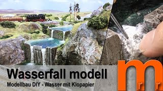 Wasserfall für Dioramen und Modelleisenbahn [upl. by Polky]