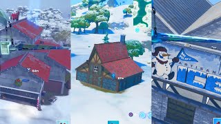 Visit The Workshop Crackshot’s Cabin and Mr Polar’s Artisanal Ice Frotnite Winterfest [upl. by Drofhsa]