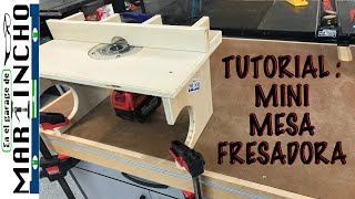 TUTORIAL  Como Hacer una Mini Mesa para Fresadora [upl. by Aloibaf]