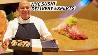 How an NYC Sushi Chef Prepares 300 Takeout Omakases — Omakase [upl. by Golden230]