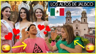 ESPAÑOLES CONOCEN LOS ALTOS DE JALISCO POR 1º VEZ ¿LAS MUJERES MAS GUAPAS DE MÉXICO 🇲🇽😍 [upl. by Gilberto]