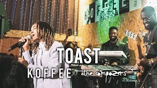 Koffee Featuring The Compozers  Toast LIVE [upl. by Korfonta]