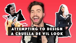 Making a Cruella De Vil Inspired Dress [upl. by Ahsyia509]