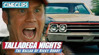 Chased By The Cops  Talladega Nights  CineStream [upl. by Kravits]