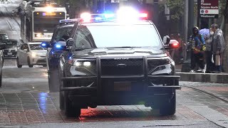 NEW Portland Police Bureau Units Respond Code 3 [upl. by Adnowat536]