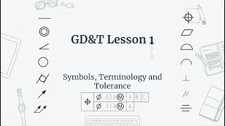 GDampT Lesson 1 Symbols Terminology and Tolerance [upl. by Kurzawa]