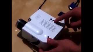 Mini LED Projector  Use Demonstration [upl. by Asiled]