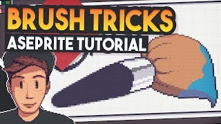 Aseprite Brush Tips and Tricks Pixel Art Tutorial [upl. by Lolita]