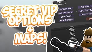 ARSENAL SECRET VIP SERVER SETTINGS Roblox Arsenal [upl. by Allesiram]