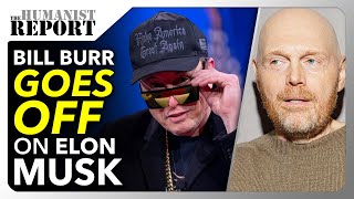 Comedian Bill Burr’s Twitter Gets Flagged for Ruthlessly Mocking Elon Musk [upl. by Eybba]