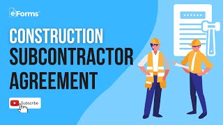 Explaining a Construction Subcontractor Agreement [upl. by Pitt]