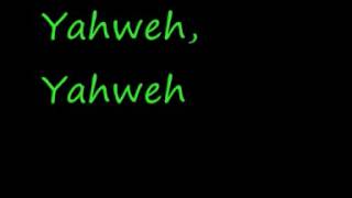 U2Yahweh Lyrics [upl. by Kirad]