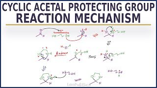 Cyclic Acetal Protecting Group Reaction and Mechanism [upl. by Noret]