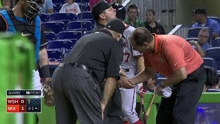 Homeplate umpire gets drilled in the arm [upl. by Vita707]