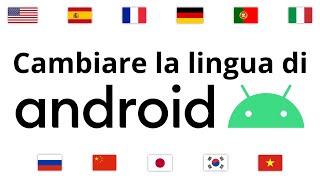 ANDROID  Come cambiare lingua dello smartphone [upl. by Naillimixam604]