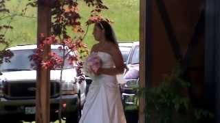 Bride Surprises Groom Singing Down the Aisle [upl. by Anelad]