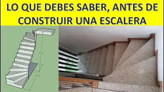 CÓMO PROYECTAR UNA ESCALERA  CALCULAR PASOS Y CONTRAPASOS [upl. by Holcman]