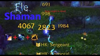 Micrototem ⚡ Ele Shaman PvP Classic WoW [upl. by Leahsim174]