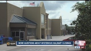 More questions about mysterious Walmart closings [upl. by Lennahs576]