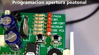 Como programar central motor corredera L1 [upl. by Notsur]