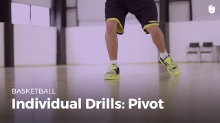 Individual Drills Pivot  Basketball [upl. by Nitnerb]