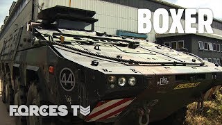 BOXER Up Close With The Armys New Fighting Vehicle  Forces TV [upl. by Allimac723]