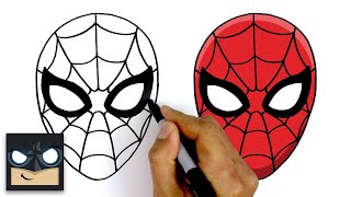 How To Draw SpiderMan  Step By Step Tutorial [upl. by Cooperman]