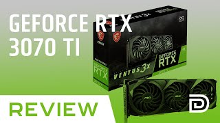 MSI Gaming GeForce RTX 3070 Ti Benchmark  MSI Ventus 3X [upl. by Newmark]