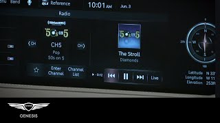 Radio Features  Genesis G80 and GV80  HowTo  Genesis USA [upl. by Jeremiah]